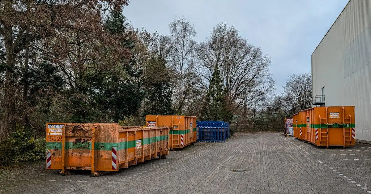 Milieustraat in de buurt