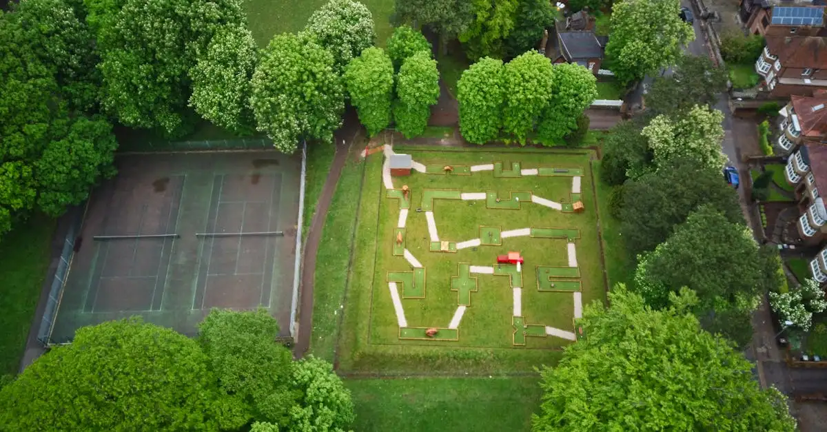 Minigolfen in de buurt